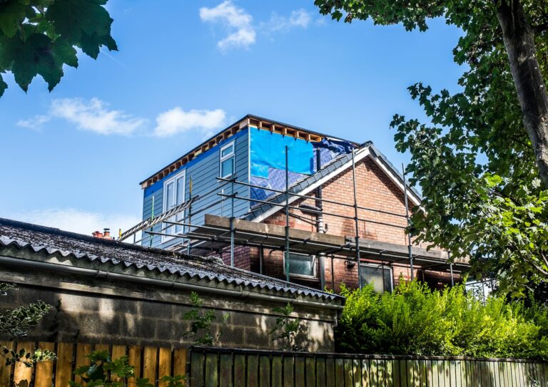 home extension being built